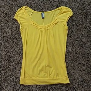 Yellow Dressy Top